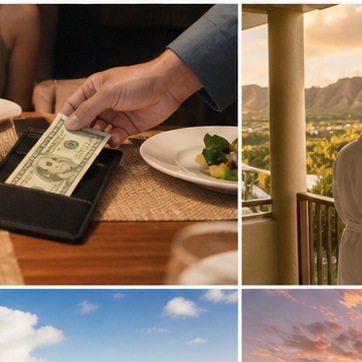 ハワイの晴れたビーチ